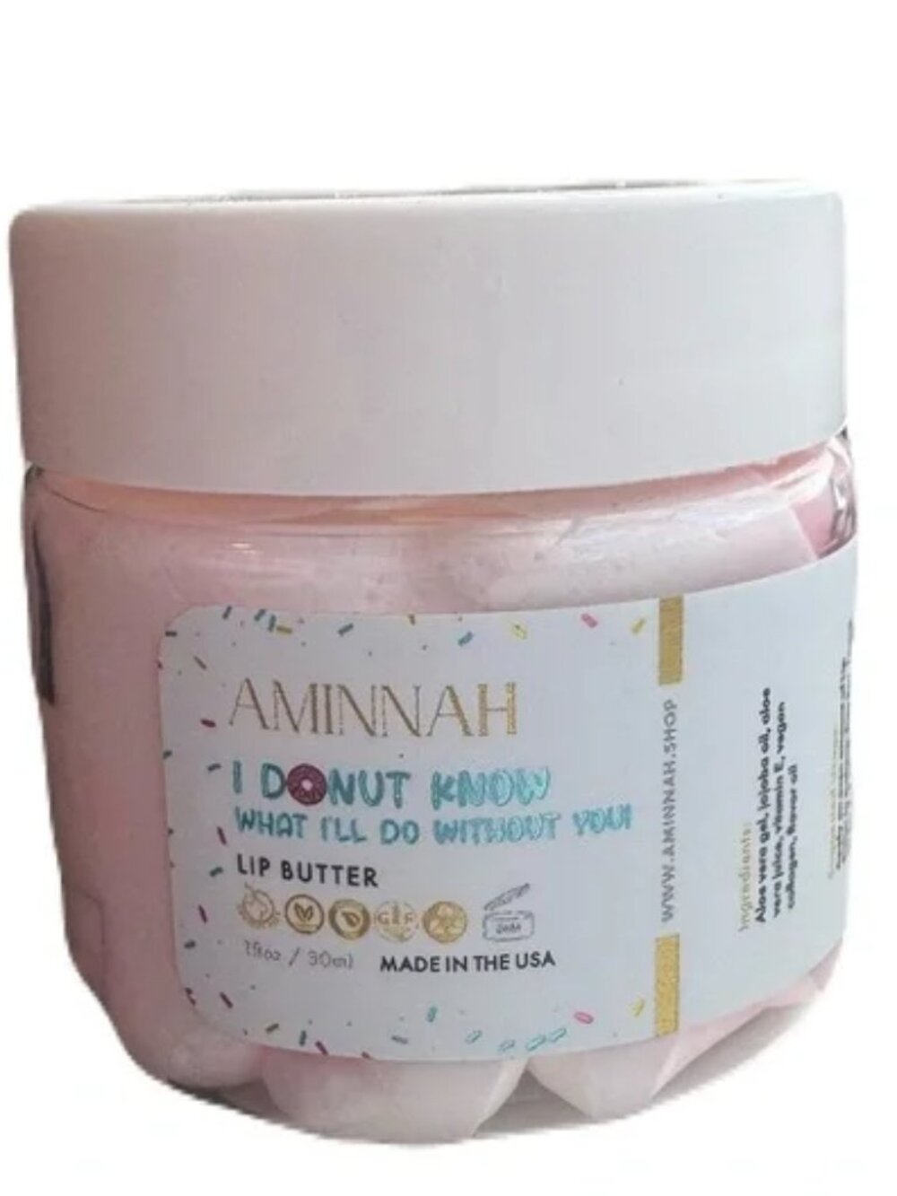 AMINNAH I Donut Know What I’ll Do Without You Lip Butter